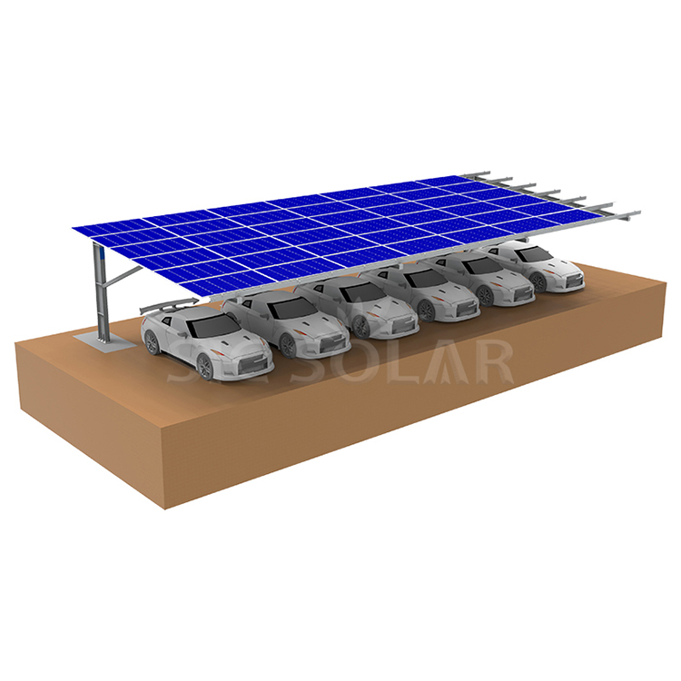 Giá đỡ Carport năng lượng mặt trời