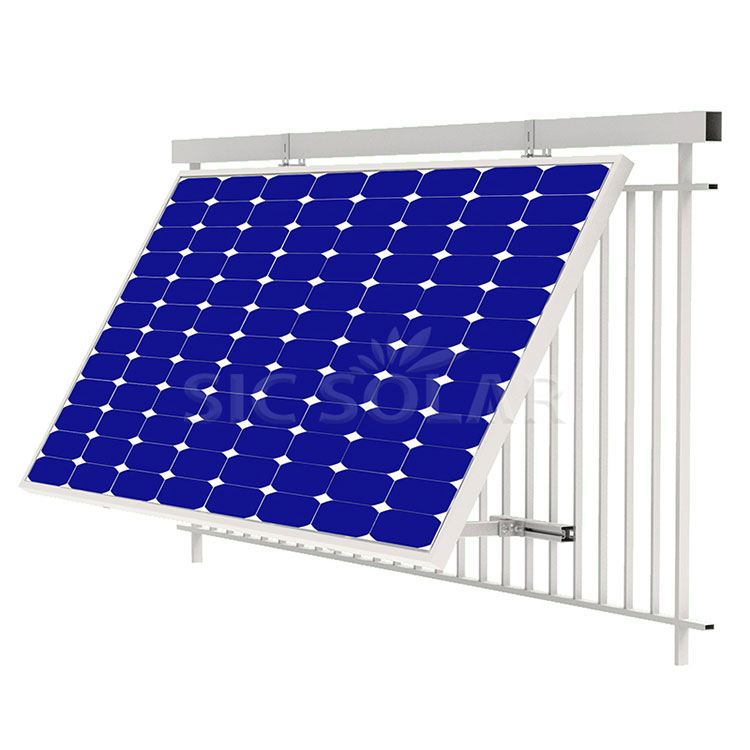 Hệ thống gắn ban công bằng bảng điều khiển năng lượng mặt trời