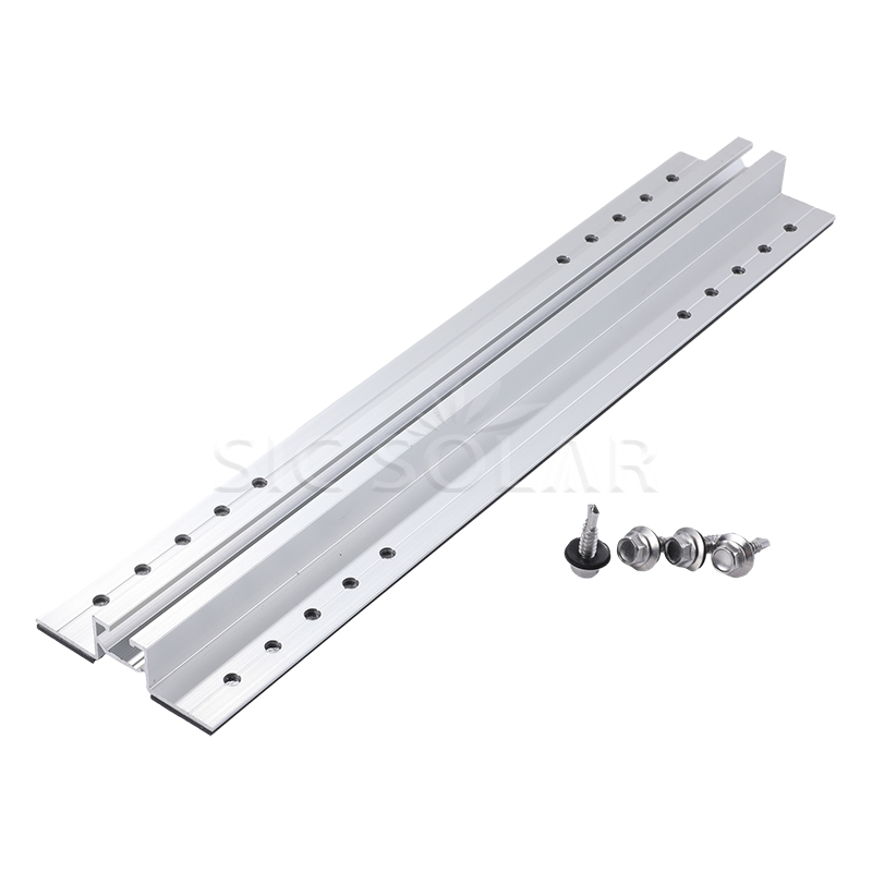 Đường sắt ngắn của bảng điều khiển năng lượng mặt trời